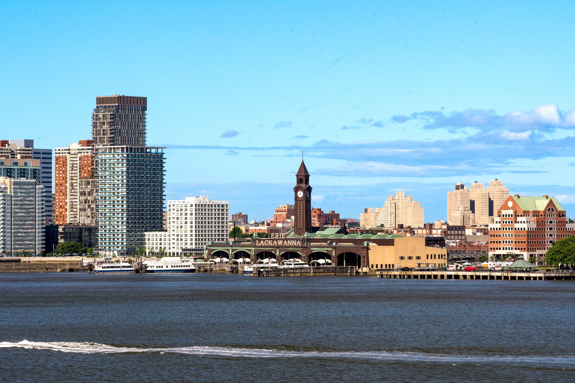 View of the historic Hoboken Terminal.